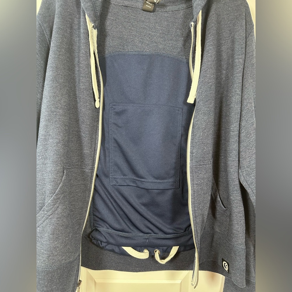 Quikflip Hero Hoodie in Pacific Navy - Picture 6 of 9